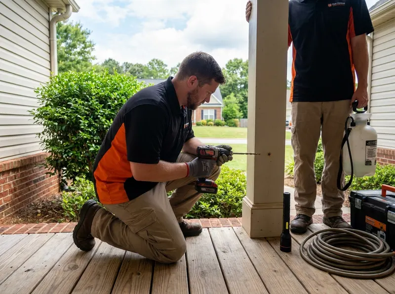 Carpenter Ant Structural Remediation in Greenville, SC