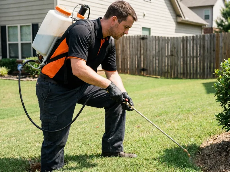 Flea and Tick Yard Barrier Defense in Greenville, SC